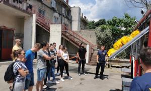 Studenti posjetili Javnu vatrogasnu postrojbu Grada Rijeke